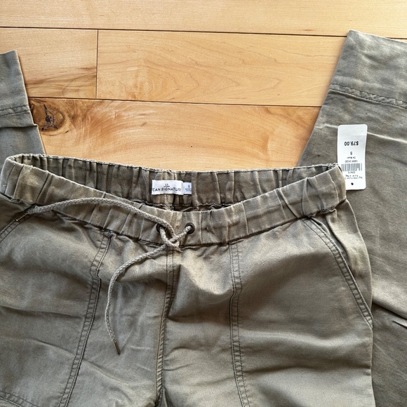 LL Bean Signature Linen Cotton Pull-On Camp Pants NWT - Picture 4 of 11